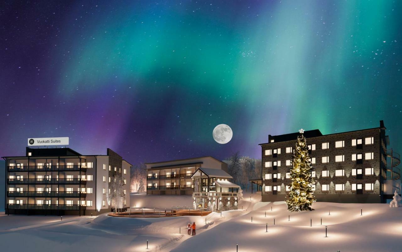 Aateli Lakeside Chalets - Former Vuokatti Suites Exterior foto